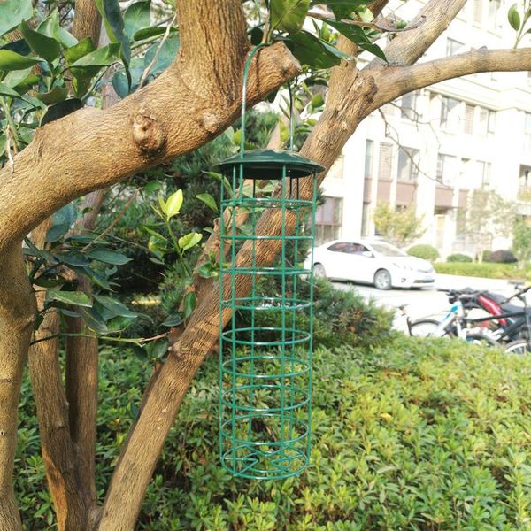 

outdoor bird feeder station wild yard automatic fat feeding hanging cages