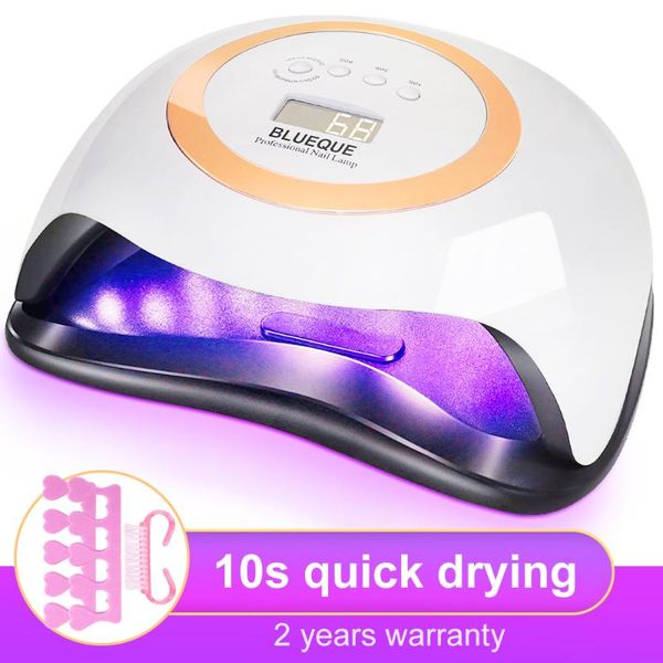 

nail lamp 80w est lampara uv led nails gel dryer professional with smart sensor and timer manicure ongles tools dryers