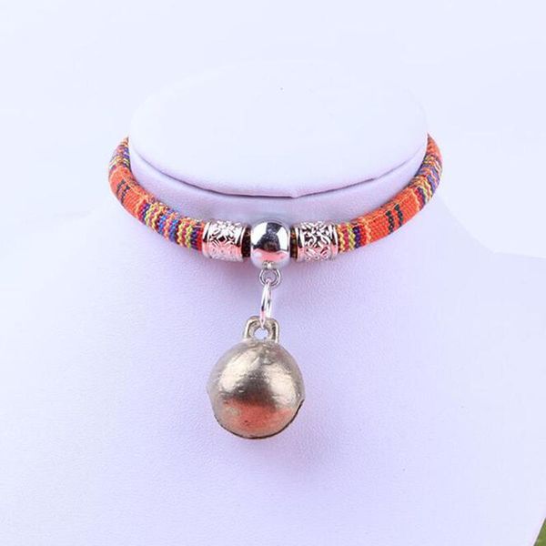 

cat collars & leads adjustable kitten with bell for cats handmade bells necktie necklace pet accessories