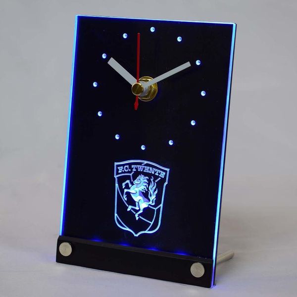 

wall clocks tnc1005 fc twente enschede eredivisie led neon sign 3d table desk clock