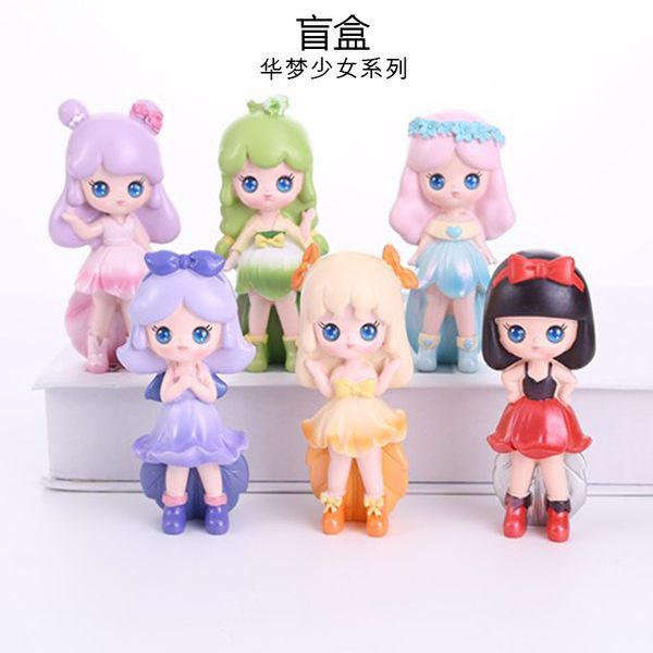 

flower dream girl blind box lovely fairy tale wind hand-made resin crafts decorative ornaments gifts