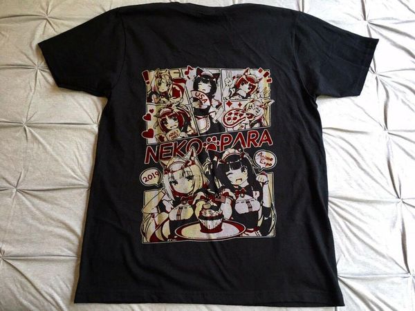 

men's t-shirts anime expo nekopara t-shirt kadokawa, White;black