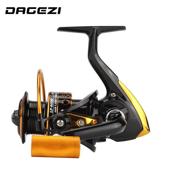 

baitcasting reels dagezi metal spool wheels spinning reel 5.2:1 13 ball bearing fishing 1000-4000series carretilhas de pescaria molinete