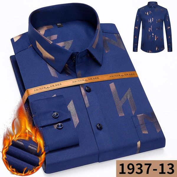 

men's casual shirts holiday style stretch long sleeve print pocket-less design standard-fit comfortable soft thin fashion shirt, White;black