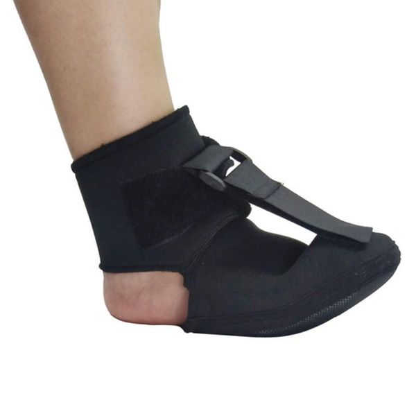

ankle support toe valgus adjustable plantar fasciitis night foot splint drop ortic brace elastic dorsal health care tools, Blue;black