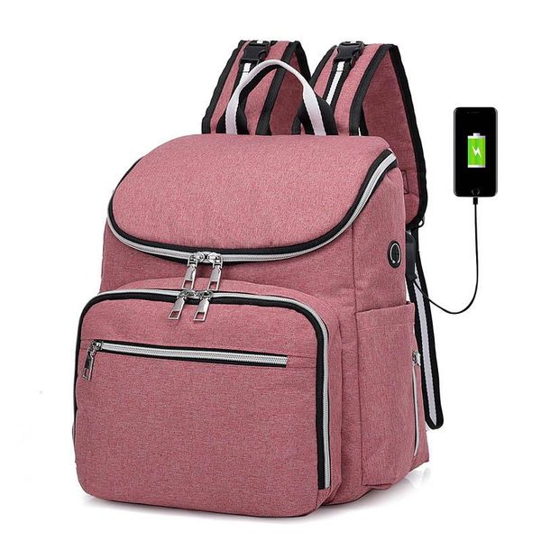 

diaper bags baby bag with usb interface large capacity travel backpack nursing handbag waterproof nappy kits mummy maternity