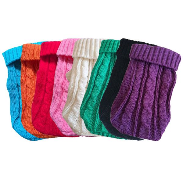 

autumn and winter thickened pet knitted sweater cat fashion warm clothing teddy gee baby dog products