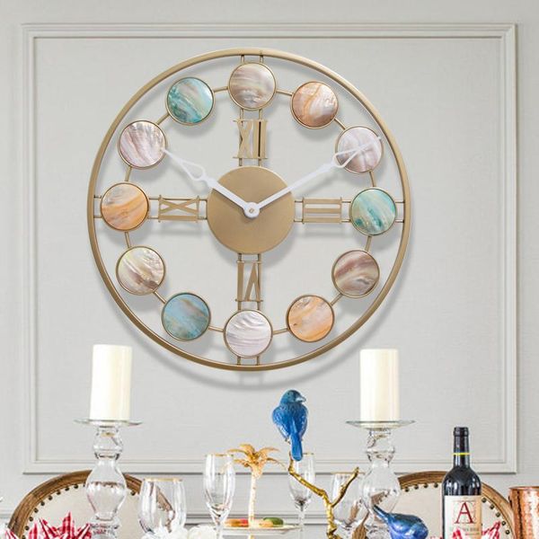 

manual silence wall clocks living room nordic home fashion creativity modern simple wandklok decorate art ek50bgz