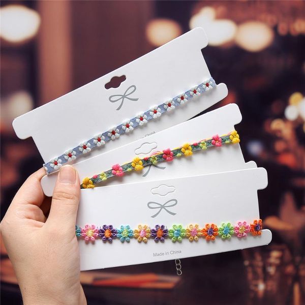 

chokers statement clavicle chain necklace short collar for women sun flower choker necklaces bohemian colorful jewelry party gift, Golden;silver