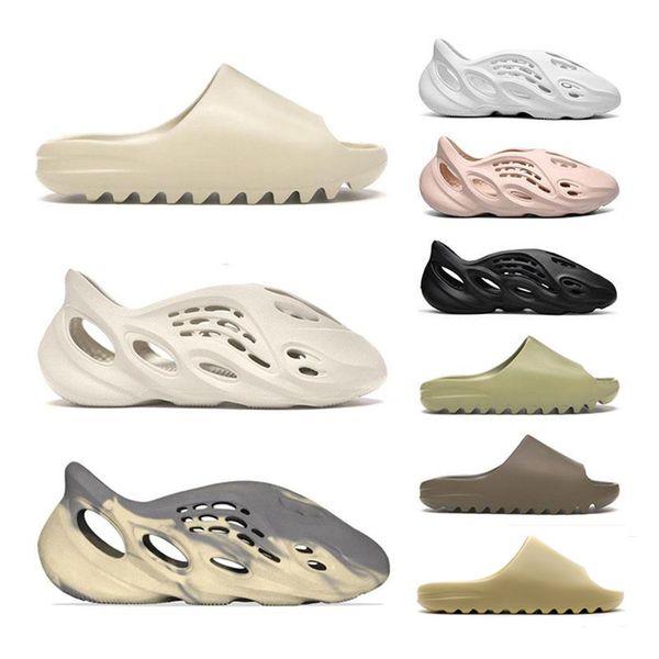 

moon gray foam runner slide slippers men women sandal ararat bone desert sand rnnr mxt resin earth brown triple black mens slides beach outd