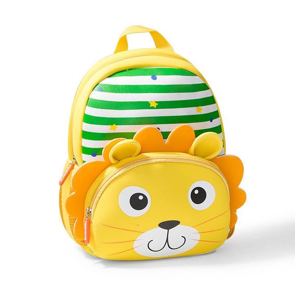 

cartoon lion kids school bag kawaii soft pink cute kindergarten backpack toddler baby children gift bags