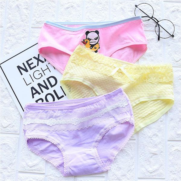 

panties 10pcs/lot candy color lovely cute girl underwear cotton briefs, Camo