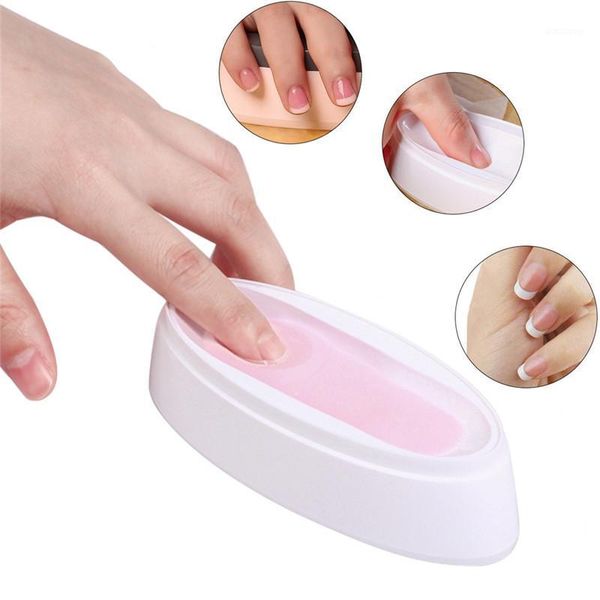 

fashion nail dipping powder french tray manicure mould dip container1