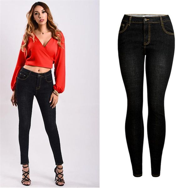 

women's jeans streetwear skinny high waist women 2021 boyfriend denim plus size mom, Blue