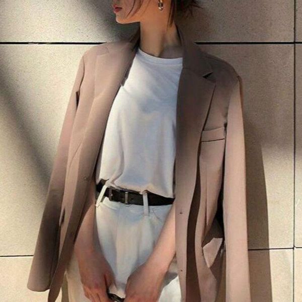 

women's jackets women autumn long jacket coat with pocket feminino vintage chaqueta mujer plus size veste femme, Black;brown