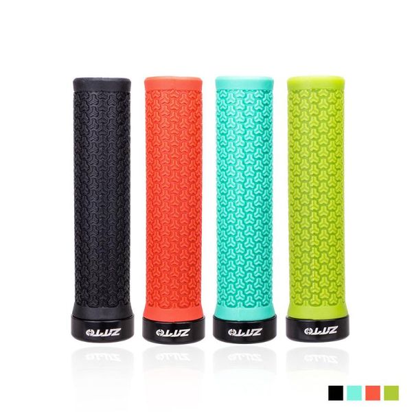 

bike handlebars &components bicycle grip cover aluminum alloy tpr handle riding accessories unilateral lock mountain handlebar grips