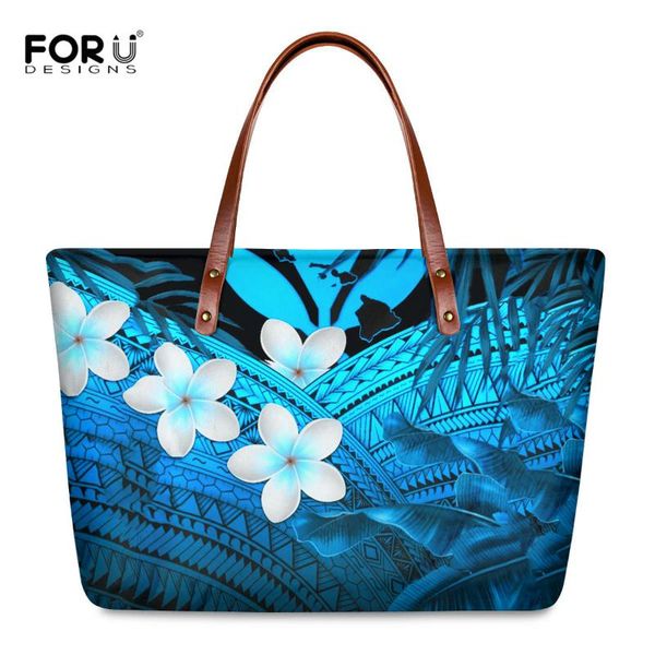 

evening bags forudesigns hawaii kanaka maoli polynesian printed women luxury shoulder bag fashion handbag for ladies brand designer tote