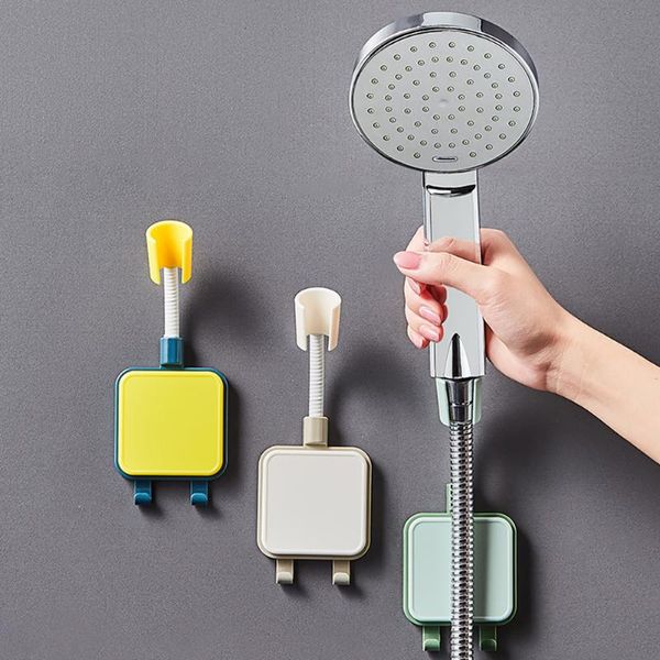 

bath accessory set 360-degree rotating bathroom without perforation adjustable shower bracket suction cup nozzle hanger