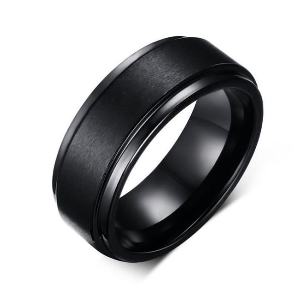 

cluster rings fashion men's wedding engagement black pure tungsten carbide jewelry, Golden;silver