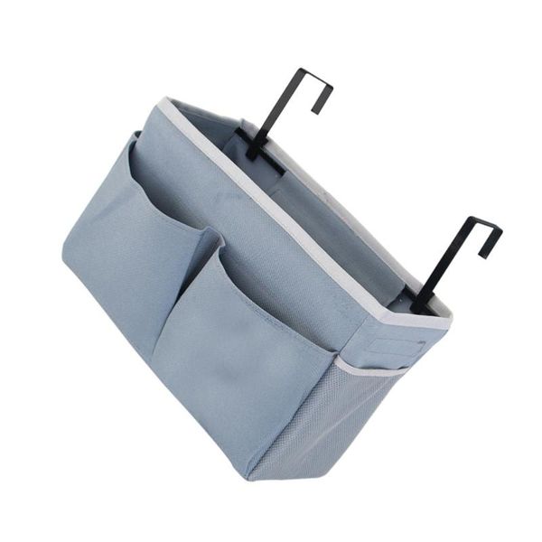 

storage bags 1pc home hook hanging bag waterproof oxford cloth (grey)