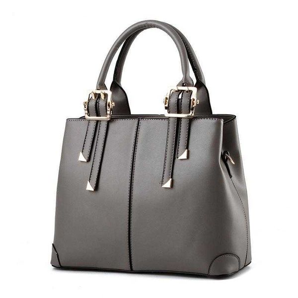 

classic flower hbp fashion women handbags pu leather totes shoulder bag lady simple style designer luxurys purses grey color