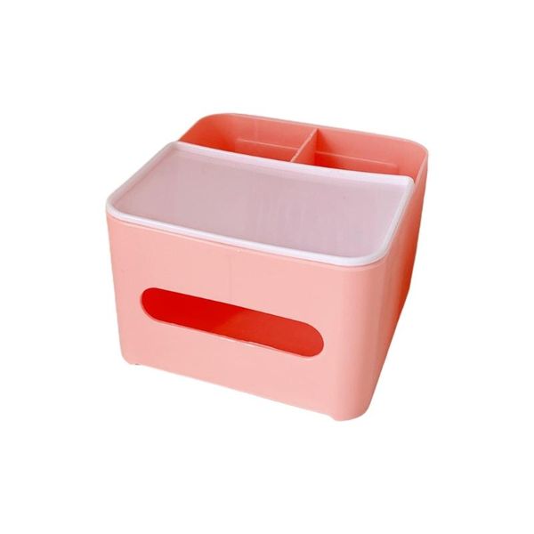 

multifunction plastic tissue box desk organizer roll toilet paper holder makeup x7je boxes & napkins