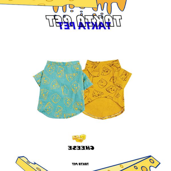 

the dog clothes jerry's taktapet summer pure cotton fur cat and dog clothes cheese pet short sleeve