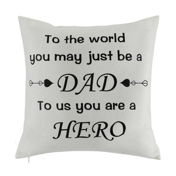

pillow case father day birthday gift christmas decorative home sofa and bed 45x45cm