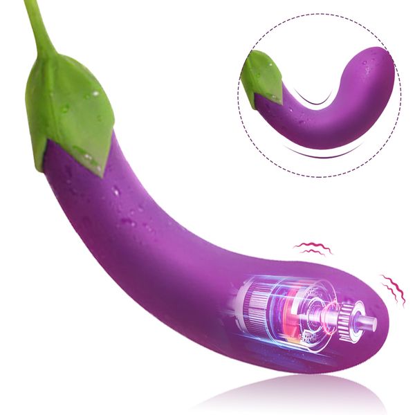 5 Stili Massaggio Cetriolo Melanzana Vibratore G-spot Stimolatore Vaginale Masturbatore Femminile Capezzolo Massaggiatore Clitorideo Dildo Vibratori Figa Giocattoli Del Sesso per Le Donne