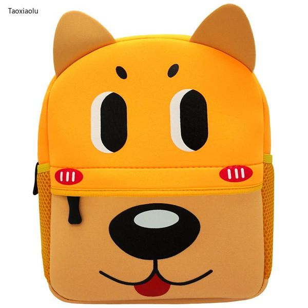 

cartoon children backpacks school bags baby cut toddler kids bag neoprene animal backpack kindergarten girl boys 1-5y