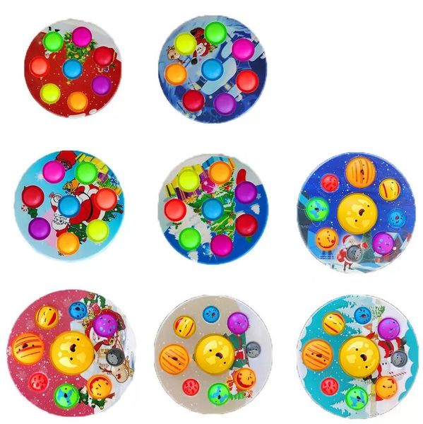 

eight planets kids dimple fidge toys keychain early educational sensory toy bubble set autism anxiety christmas figet-toy gift
