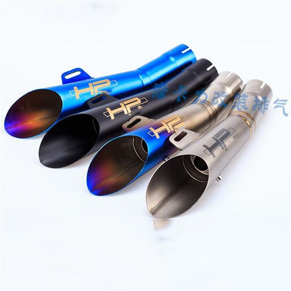 

motorcycle exhaust system moto hp pipe with db killer for yamah yzf r6 (2004 -2021) escape muffler echappement