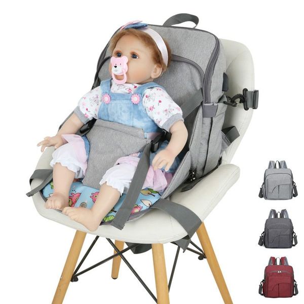 

diaper bags baby bag fashion simple nylon solid color portable double shoulder mother backpack products