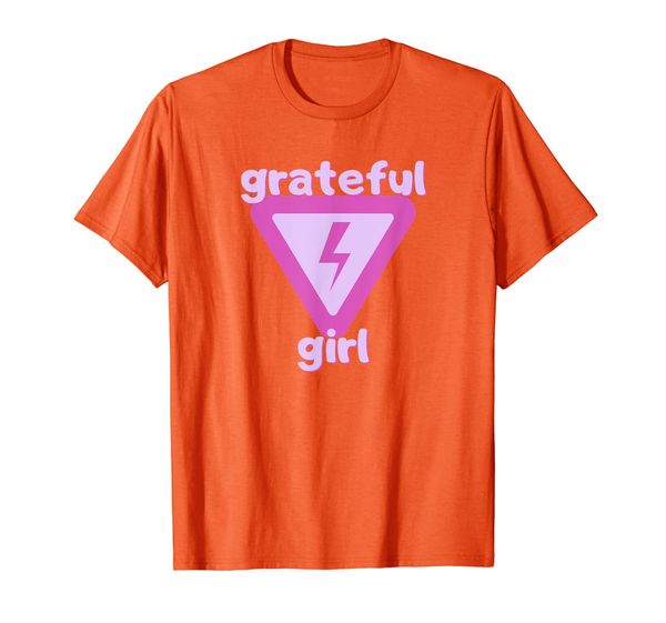 

grateful girl t-shirt, White;black