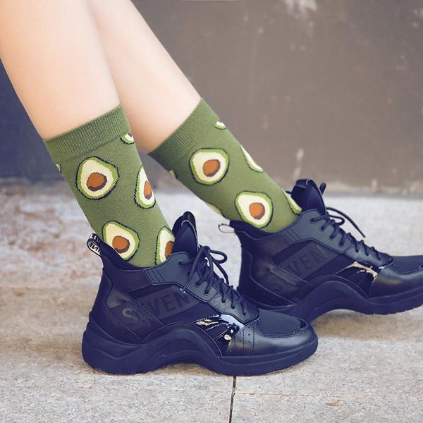 

sports socks harajuku women yoga anti-slip pilates fitness gym cotton sushi ladies dance ballet cycling long, Black