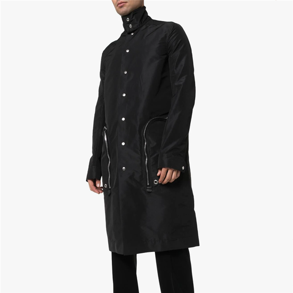

men's trench coats windbreaker autumn handsome european and american loose youth versatile personality medium long coat leisure thin, Tan;black