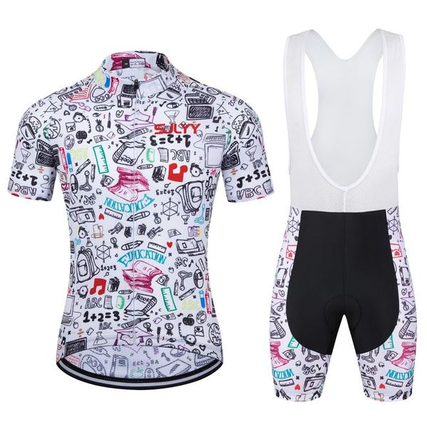 

funny cycling jersey sets bike shorts sleeve summer breathable bicycle clothing mountain suit sportwear racing, Black;blue
