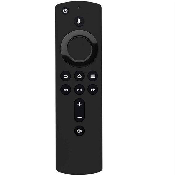 

fire tv stick 4k remote controller abs material black 2*aaa batteries a57