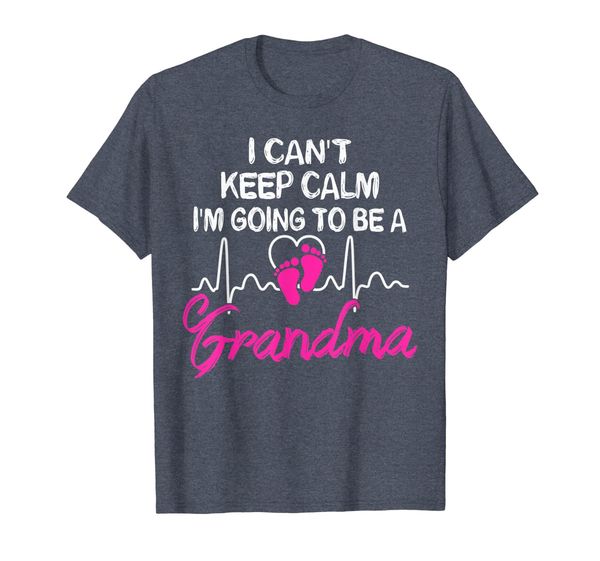 

i can't keep calm i'm going to be a grandma t-shirt womens, White;black