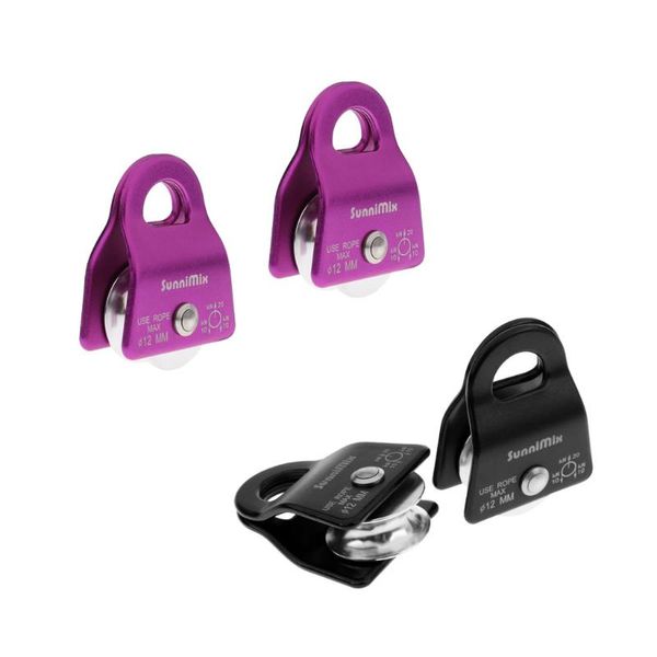 

cords, slings and webbing 2 pieces 20kn general purpose small mobile pulley rock climbing tree arborist