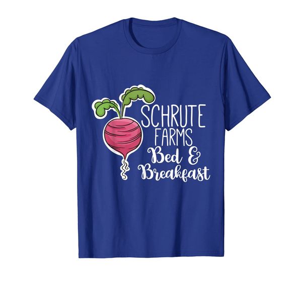 

schrute farms bed and breakfast tshirt farming funny, White;black
