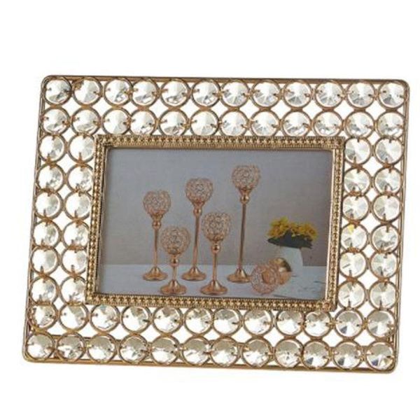 

frames crystal bead po frame bridal favor rectangle display decor ornament wedding picture ornaments