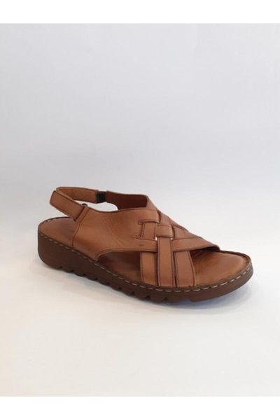 

sandals 023 tan color casual leather, Black
