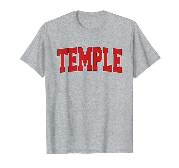 

temple tx texas varsity style usa vintage sports t-shirt, White;black