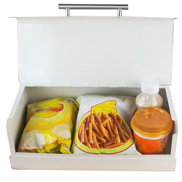 

storage bottles & jars bread box organizer bin large capacity kitchen container with handle pastry