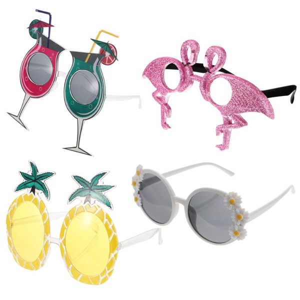 

party decoration 4pcs fashionable eyewear daisy design eyeglasses for adults