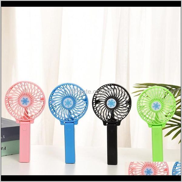 

rechargeable air cooler mini operated hand held 1200mah desk pocket usb portable office fan party favor owf1744 br1rt j01go