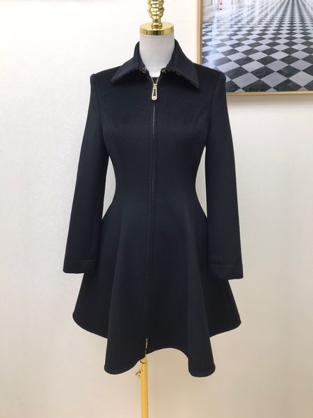 

autumn winter black dress, Black;gray