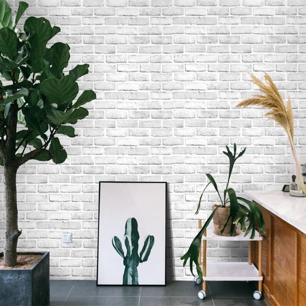 

wallpapers waterproof brick wallpaper roll diy self adhesive peel and stick living room bedding wall decor