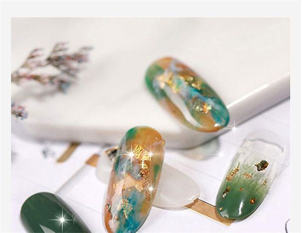 

nail glitter 1pc holographic 3d butterfly art stickers adhesive sliders colorful diy golden transfer decals foils wraps decorations, Silver;gold